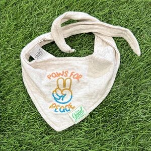 All good Things Pet Bandana - Paws For Peace